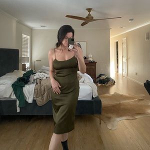 House of CB satin dress worn once